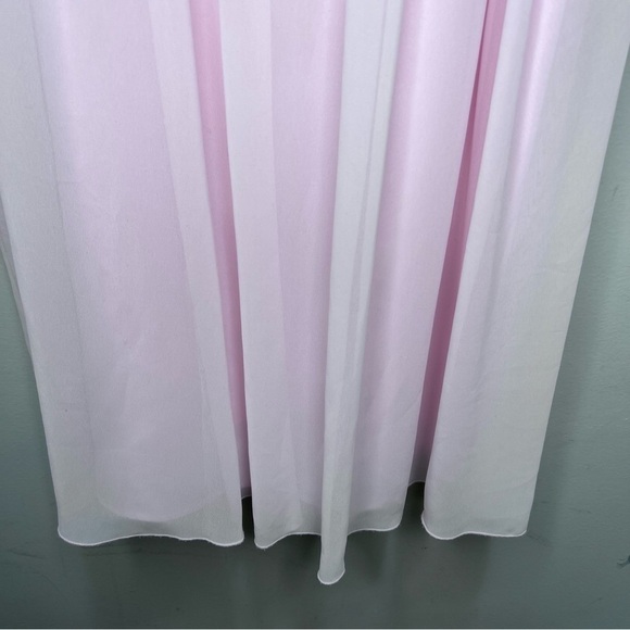 Jessica Mclintock Girls Vintage Pink & Black Chiffon Dress Size 16 - Picture 5 of 9